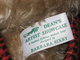 Dean's Rag Book UK Sullivan Yes No Bear Beige Mohair Artist Barbara Sixby Usa