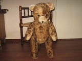 Old Antique 1930s Dutch Arthur Van Gelden Bear Chocolate 71 cm 28 Inch