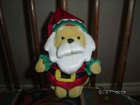 Winnie The Pooh Santa  Bear Doll Walt Disney Exclusive