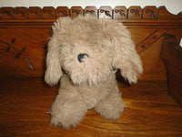 Ganz 1993-94 Sitting DOG  Brown Shaggy Puppy