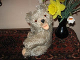 Old Antique Hermann Mohair Zotty Bear w Squeaker