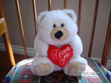 Ganz Bosley Bear  I Love You Heart 9" CH2016M 1998
