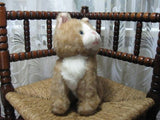 Vintage Dutch Sitting Tabby Cat Plush 26 CM No IDs