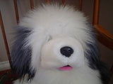 24K Mighty Star Timmie Old English Sheepdog Gray White Plush 14 inch 5673 1990