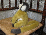 Vintage Dutch Squirrel Monkey Plush Badge Promotions 21 CM