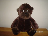 Dakin Monkey Brown Plush 13 Inch Fun Farm Retired 1987