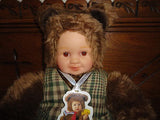Anne Geddes Doll Wearing Bear Outfit 11 inch Unimax Toys 2002