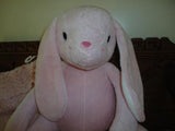 Baby Lot Piccolo Bambino Large Pink Bunny Rabbit & Handmade Knitted Quilt