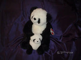 Ganz Ping Panda Mom & Baby Bear H2347 13 Inch 1997 Tags