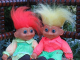 Dutch Troll Girl & Boy Doll 1980s