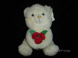 Russ Berrie Rosebud Jr. Bear With Roses 7413 Tags