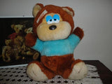 Vintage Antique Ouch Teddy Bear 14 inch Stuffed Plush Ontario Canada