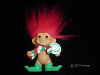 Russ Berrie Troll Christmas Elf 18367 Wtags RARE