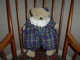 Ganz 1993 Bear Dumpling HX1005 Tartan Outfit 17 Inch