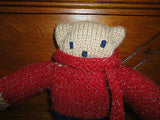 Handmade OOAK Crochet Teddy Bear 10 inch