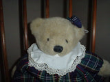 Ganz 1993 Bear Dumpling HX1005 Tartan Outfit 17 Inch