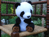 Sitting Panda Bear Plush Nicky Toy Holland