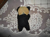 Antique Old Panda Bear 8 in. Squeaker Wood fibers Rare