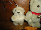 Miniature Teddy Bears Cute Little Lot of 4