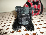 Animal Alley Toys R Us Black Scottish Terrier Plush in Dog Case 6 Inch