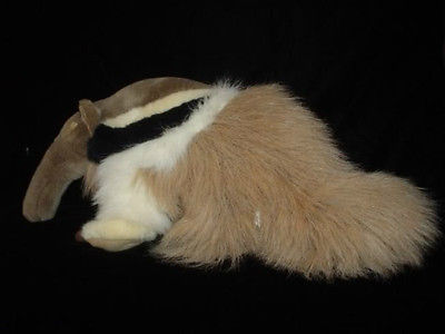 Aardvark Ant Eater Stuffed Animal Long Furry Plush 21 Inch Long