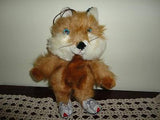 Antique Vintage Ganz Bros Canada FOX Brown Red Stuffed Plush 13 Inch 1950s