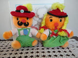 Pepsi Commissioned 2 DOLL SET OKTOBERFEST Kitchener Waterloo 1975 Hans & Frida