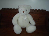 Gund 2000 White Sparkle Plush Bear 16 inch Tall Handmade