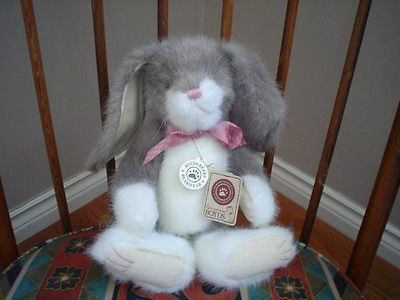 Boyds Bunny Rabbit Plush Jointed Keefer Lightfoot Retired 13 Inch