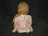 Old Antique 1950's Doll Cloth Body Wood Fibers 15 inch
