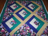Vintage Handmade Cotton QUILT for Dolls & Bears Carriages Decoration