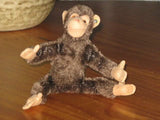 Antique Steiff Jocko Chimpanzee Mohair 5310 BR 1949 10 CM Button