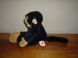 Dakin 13" Monkey Stuffed Plush Black & Tan 1992 Retired
