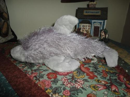 Ganz DOLPHIN Stuffed Plush Toy Purple & Gray
