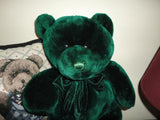 Emerald Green TEDDY BEAR Made in Canada 15 inches