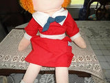 GANZ KNICKERBOCKER Little Orphan ANNIE Doll 2 feet tall