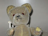 Antique Steirer Austria Mohair Bear Center Seam 14 Inch 1940s Closed Mouth