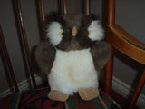 Ganz Heritage Collection 1988 Owl Plush Puppet 11 Inch