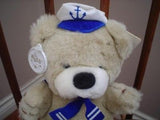 Russ UK Bear Caress Soft Pet ~ Admiral ~ # 512 Handmade