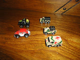 Galoob Micro Machines 1986 1987 1990 Roadchamps Truck  Army VW Lot of 5 Total