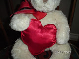 Gund Bear with Satin Heart 2003 Nr 43715 - 16 inch