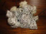 Vintage Real Fur Koala Family of 4 Glass Eyes 3.5 inch Leather bottom