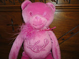 La Senza Lingerie 2005 LOVE BEAR Fushia Pink Plush Retired RARE