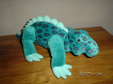 24K Fantasaurs Collection 1997 Dinosaur Iguanodon Plush Blue 16 inch