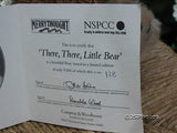 Merrythought UK There, There Little Bear NSPCC Mohair Teddy Bear