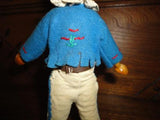 Wooden Germany Boy Doll Ore Mountains Erzgebirge Krusne Handmade