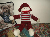 Dan Dee Collectors Choice SOCK MONKEY 18 inch