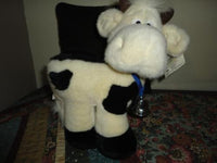 Russ Lil Luvables Plush COW with BELL Kathleen Kelly Critter Factory