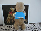 Antique Rare Sailor Bear Jointed Poseable Button Eyes Chubby Stuffed 12 inch
