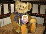 Gund Nesbit Americas Teddy Bear UK Gold Mohair Bear 15 Inch 15056 2001 New